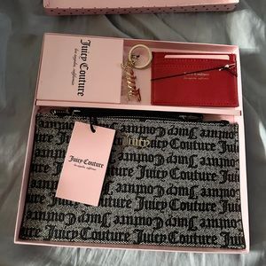 Juicy Couture wristlet and wallet set brand new in box
